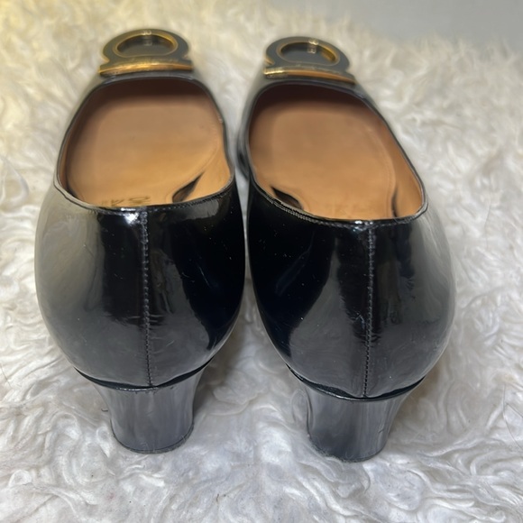 Salvatore Ferragamo Sanna Nero Nappa calp size 8.5 us - Picture 10 of 10